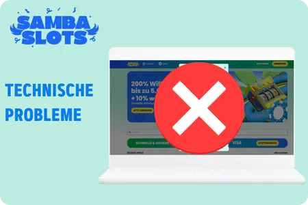 Samba Slots Technische Probleme: Website/App lädt nicht