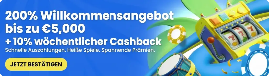 Samba Slots Casino
Willkommensbonus