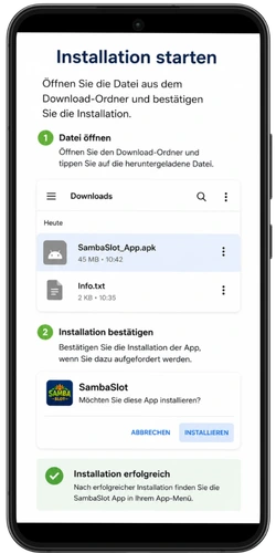 samba slots APK installieren