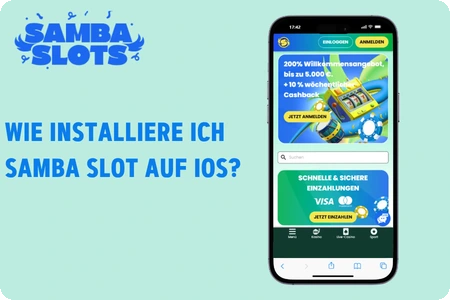 samba slots ios app auf dem iphone